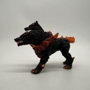 Schleich Eldorado Hellhound Action Figure Toy Two Headed Wolf Lava